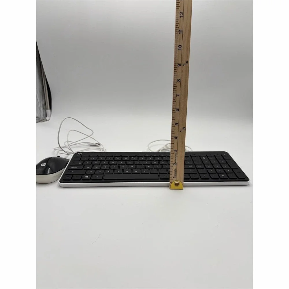 HP Wired‎ USB Keyboard & Mouse Combo Full-Size Chiclet Keys Numeric Pad